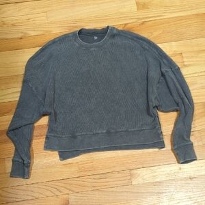 Women's Long Sleeve Waffle Shirt